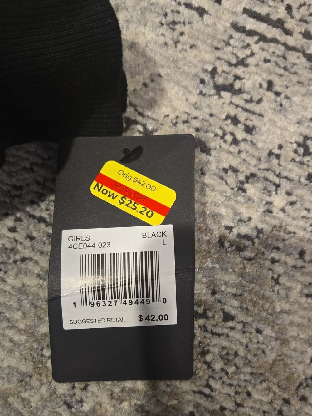 Converse Black Logo Hoodie